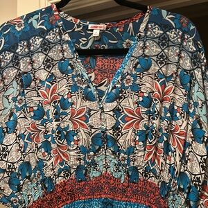 Johnny Was maxi dress with slip